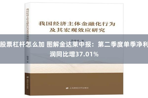 股票杠杆怎么加 图解金达莱中报：第二季度单季净利润同比增37.01%