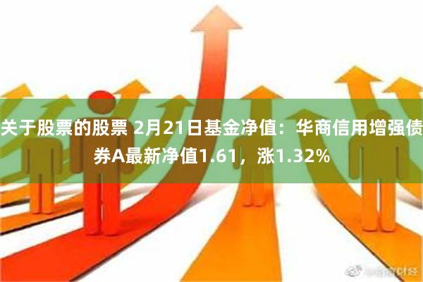 关于股票的股票 2月21日基金净值：华商信用增强债券A最新净值1.61，涨1.32%